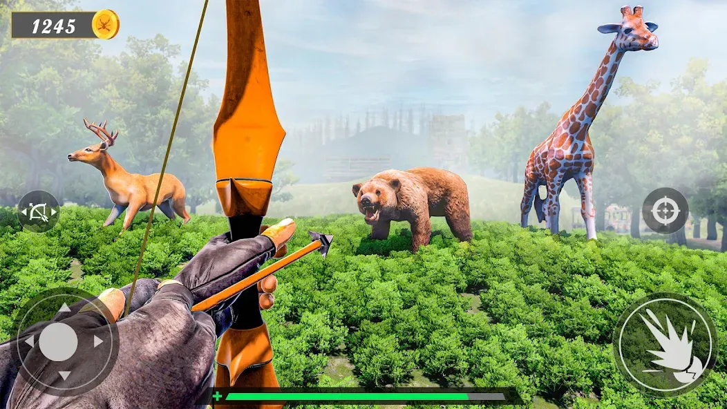 Animal Archery Hunting Games [MOD: безлимитные стрелы и открыты все уровни] — Скачать бесплатно (APK) — скриншот 3