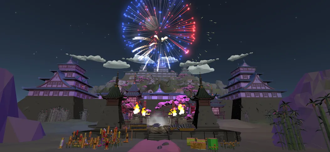 Скачать взлом Fireworks Play [MOD: яркие фейерверки без ограничений] — скриншот 4