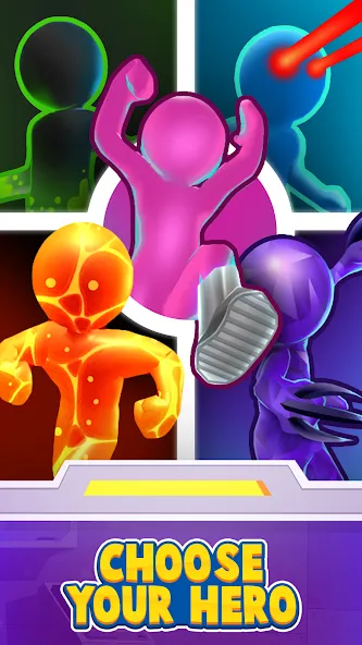 Скачать взлом Heroes Inc! [MOD: безлимитные ресурсы и усиленные герои] — скриншот 1