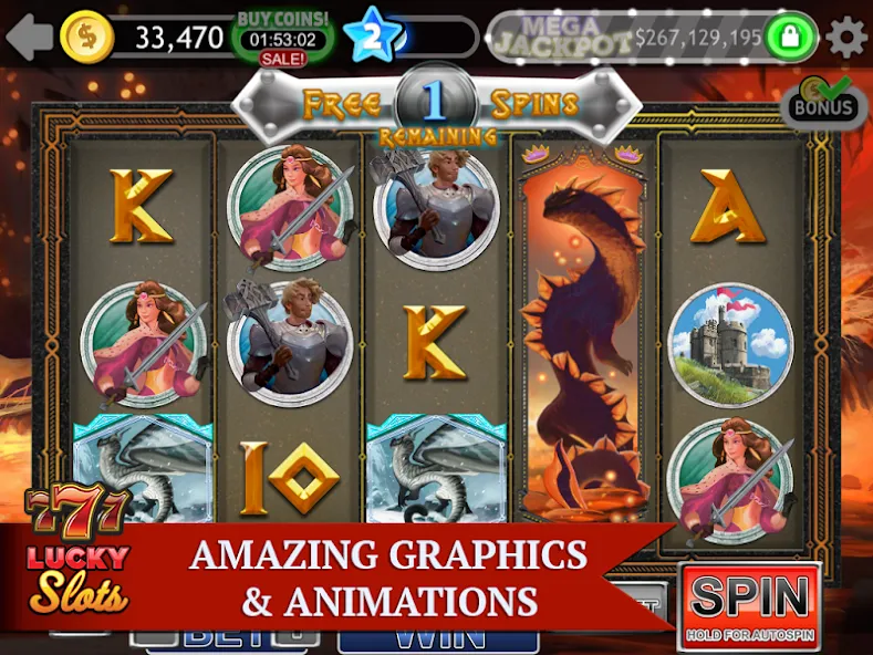 Lucky Slots [MOD: безлимитные монеты и бонусы] (Бесплатно / APK) — скриншот 3