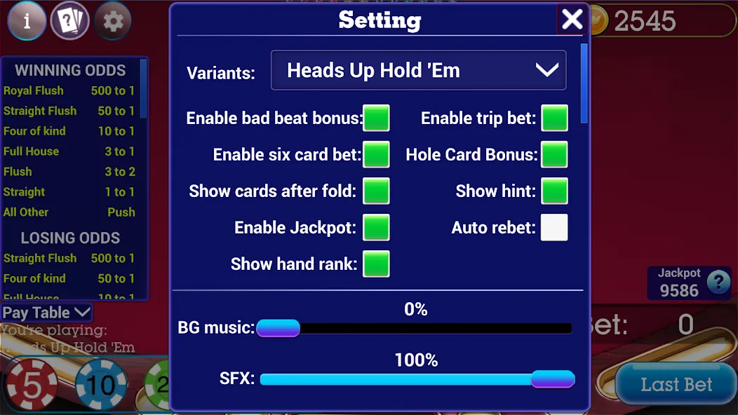 Ultimate Poker Texas Holdem [MOD: безлимитные фишки и открыты все столы] на Андроид — скриншот 3