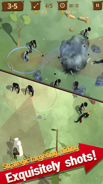 Last Arrows : Sniping Archer [MOD: безлимитные деньги и улучшенные стрелы] последняя версия — скриншот 2