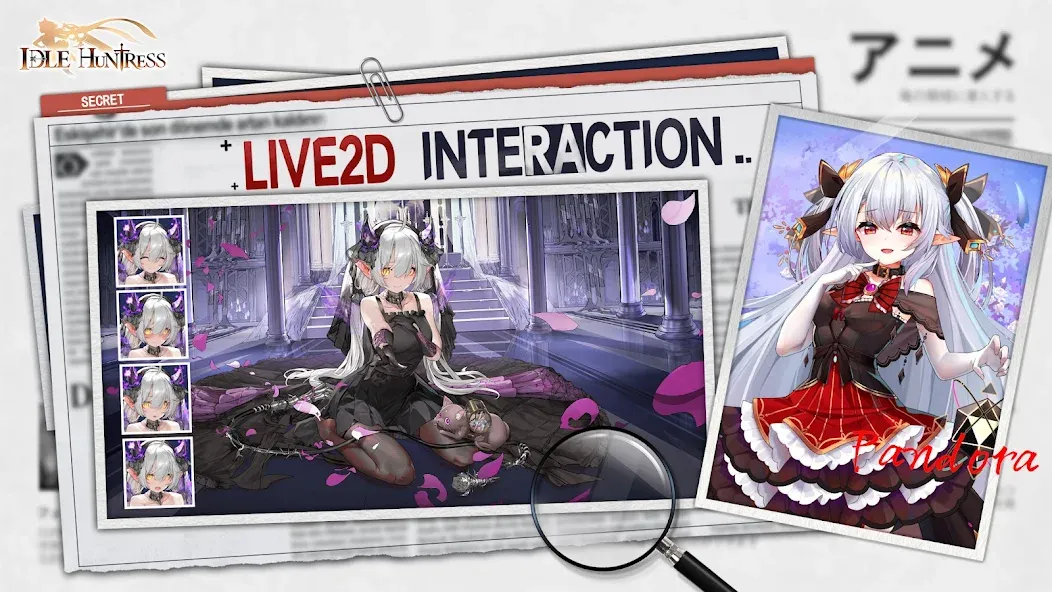 Idle Huntress: Girl's Land EU [MOD: много алмазов и ускоренная прокачка] на Андроид — скриншот 4