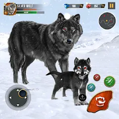 Скачать Wild Wolf Simulator Wolf Games [MOD: без рекламы и много монет] на телефон