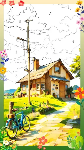 Holiday Relax Coloring Games [MOD: расслабляющая раскраска без рекламы] последняя версия — скриншот 4