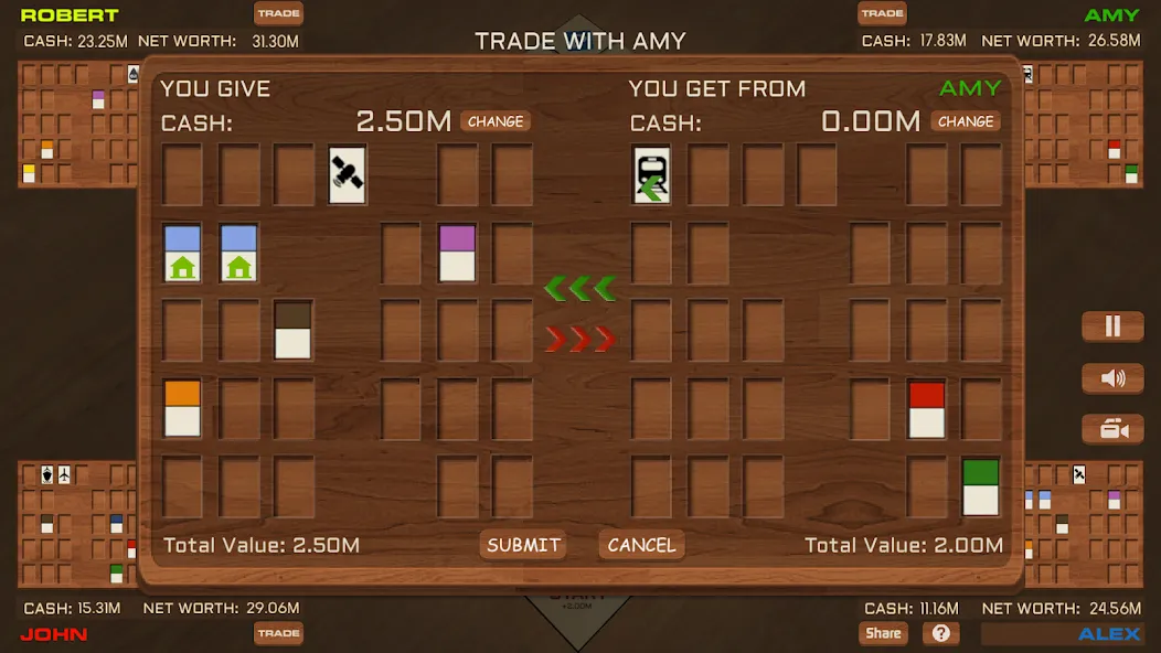 Взломанная Businessman ONLINE board game [MOD: безлимитные деньги и ресурсы] на Андроид — скриншот 5