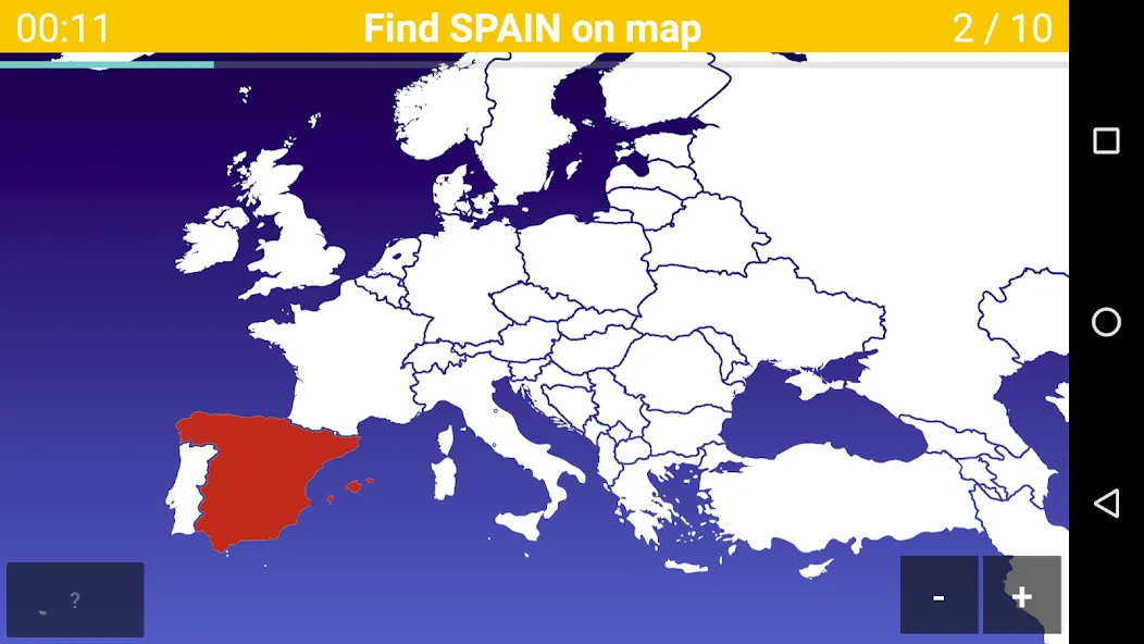 Скачать Europe Map Quiz - European Cou [MOD: открыты все страны и уровни] на телефон — скриншот 1