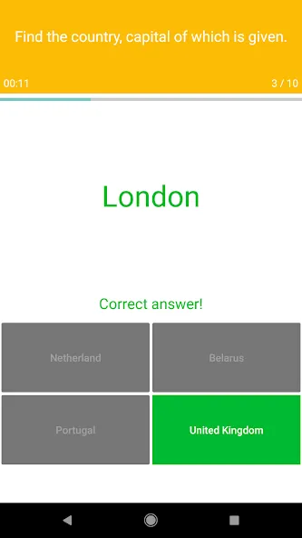 Скачать Europe Map Quiz - European Cou [MOD: открыты все страны и уровни] на телефон — скриншот 5