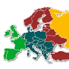 Скачать Europe Map Quiz - European Cou [MOD: открыты все страны и уровни] на телефон
