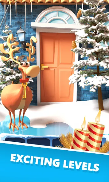 Open 100 Doors - Christmas! [MOD: открыты все двери и уровни] — Скачать бесплатно (APK) — скриншот 4