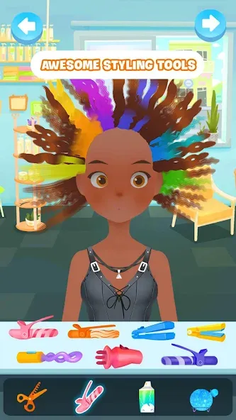 Hair salon games : Hairdresser [MOD: безлимитные монеты и все прически] — Скачать бесплатно (APK) — скриншот 2