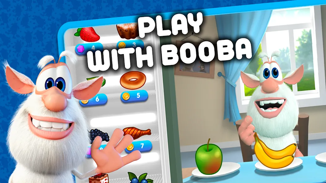 Взломанная My talking Booba. Virtual pet [MOD: безлимитные монеты и всё открыто] на Андроид — скриншот 1