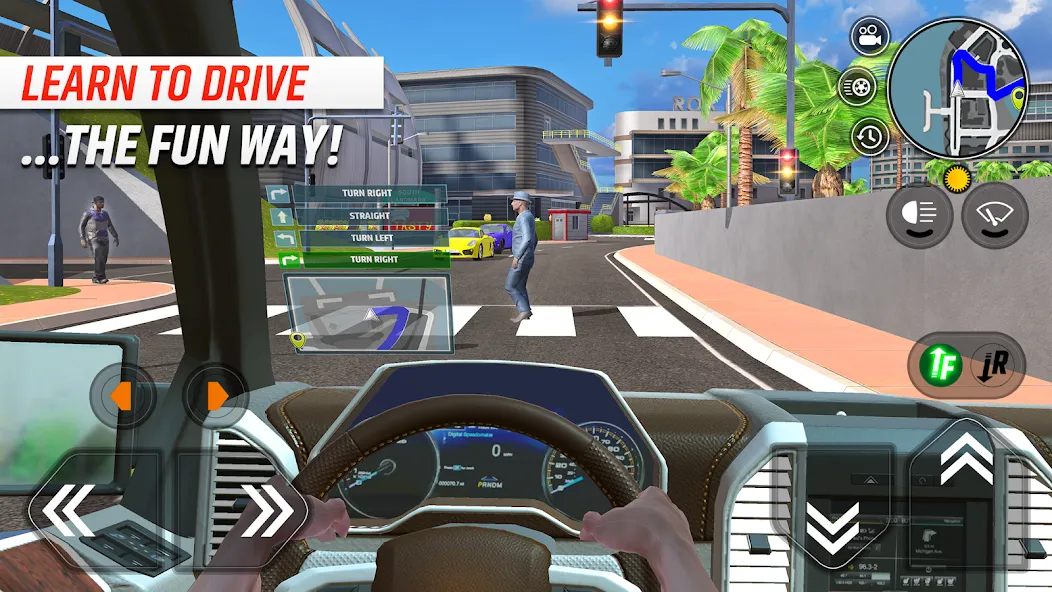 Скачать Car Driving School Simulator [MOD: безлимитные деньги и все машины открыты] на телефон — скриншот 1