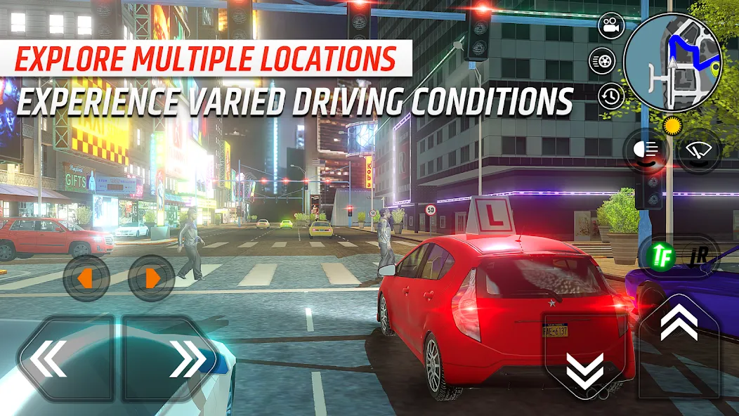 Скачать Car Driving School Simulator [MOD: безлимитные деньги и все машины открыты] на телефон — скриншот 2