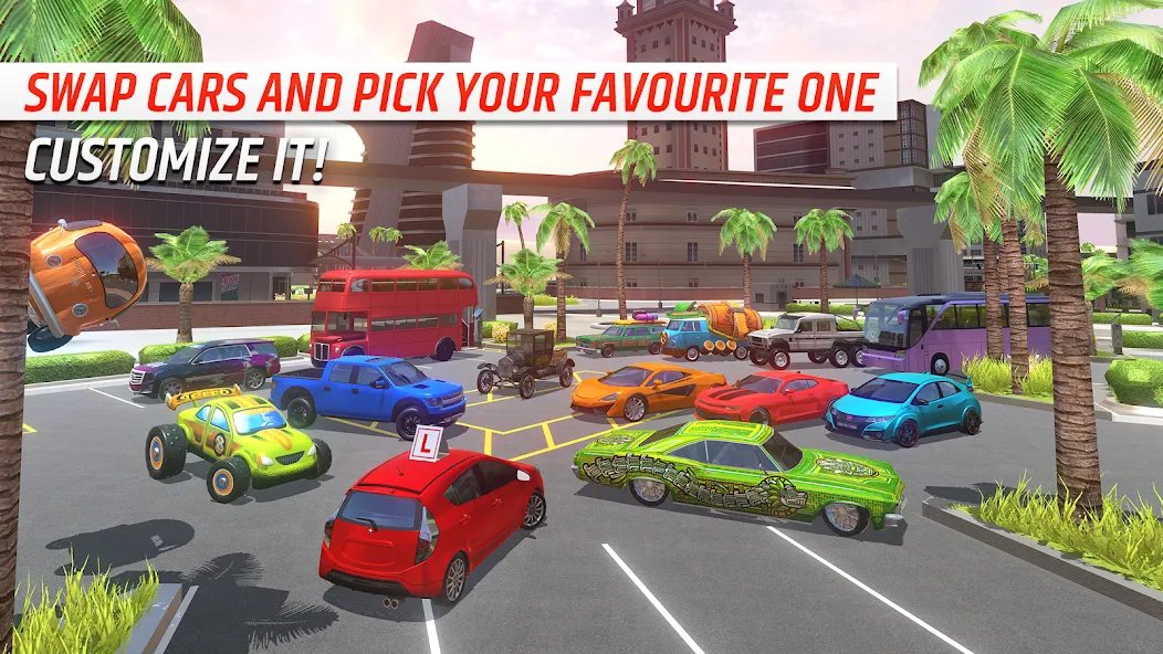 Скачать Car Driving School Simulator [MOD: безлимитные деньги и все машины открыты] на телефон — скриншот 4