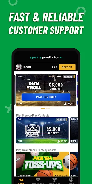 Sports Predictor: Fantasy Game [MOD: безлимитные монеты и все прогнозы] (Бесплатно / APK) — скриншот 5