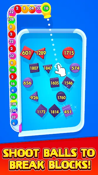 Скачать Bounce Merge [MOD: безлимитные жизни и усиленные бонусы] на телефон — скриншот 1