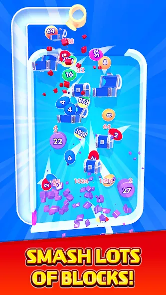 Скачать Bounce Merge [MOD: безлимитные жизни и усиленные бонусы] на телефон — скриншот 5