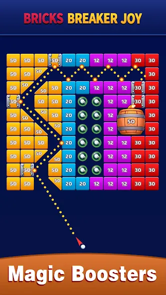 Bricks Breaker Joy [MOD: безлимитные жизни и усилители] — Скачать бесплатно (APK) — скриншот 1