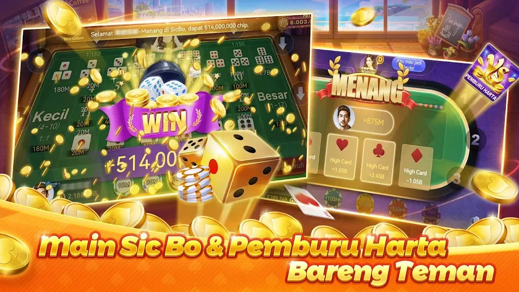 Скачать взлом Poker Texas Boyaa [MOD: безлимитные фишки и открытые столы] — скриншот 4