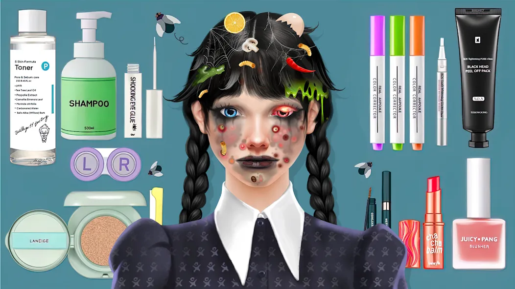 Взломанная ASMR Doctor Makeup Salon games [MOD: новые макияжи и без рекламы] на Андроид — скриншот 1