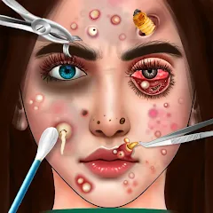 Взломанная ASMR Doctor Makeup Salon games [MOD: новые макияжи и без рекламы] на Андроид