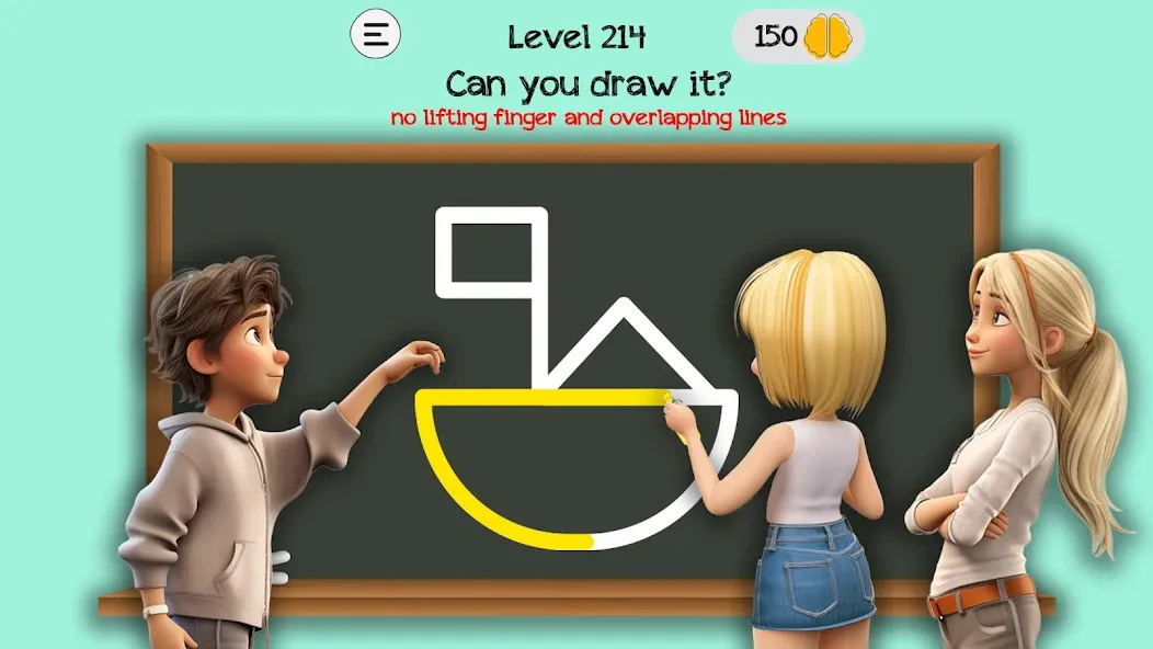Скачать взлом Braindom: Brain Games Test [MOD: безлимитные подсказки и открыты уровни] — скриншот 1