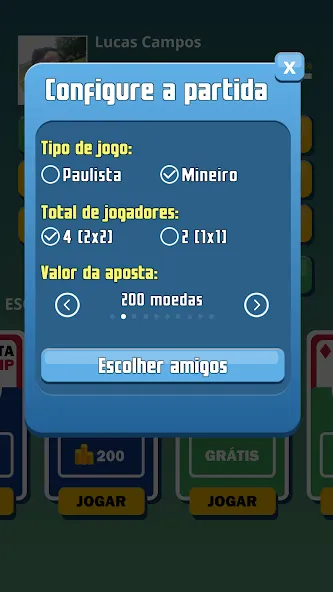 Взломанная Truco Brasil - Truco online [MOD: онлайн-игра с безлимитными монетами] на Андроид — скриншот 5