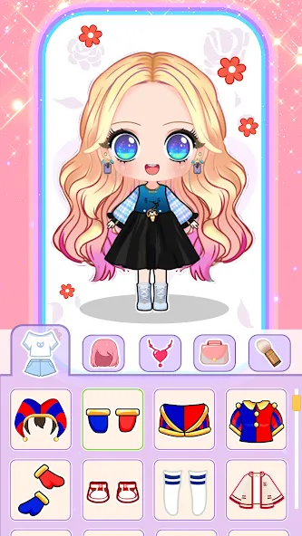 Doll Dress Up: Makeup Games [MOD: все наряды и макияж открыты] на Андроид — скриншот 1