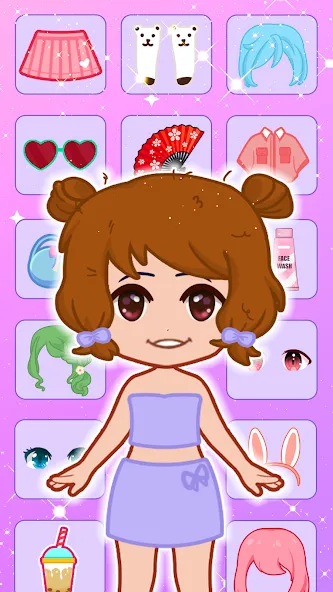Doll Dress Up: Makeup Games [MOD: все наряды и макияж открыты] на Андроид — скриншот 2