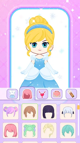 Doll Dress Up: Makeup Games [MOD: все наряды и макияж открыты] на Андроид — скриншот 4