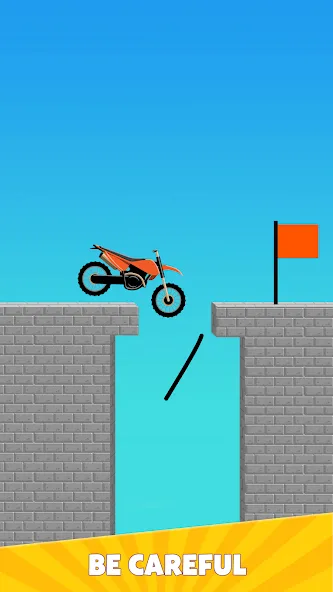 Draw Bridge Puzzle: Brain Game [MOD: без рекламы и все уровни открыты] на Андроид — скриншот 3