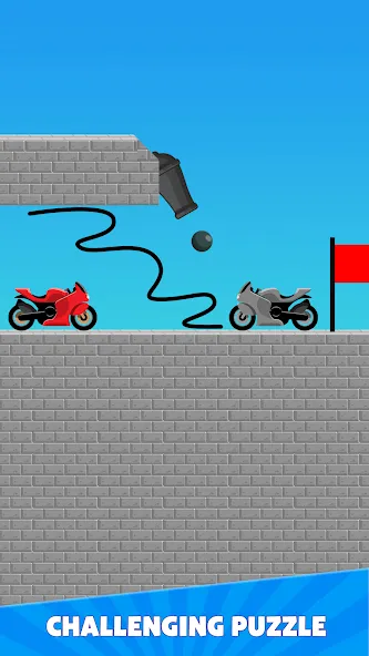 Draw Bridge Puzzle: Brain Game [MOD: без рекламы и все уровни открыты] на Андроид — скриншот 5