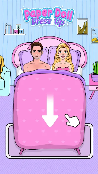 Paper Doll: Fashion Dress Up [MOD: безлимитные монеты и все наряды] — Скачать бесплатно (APK) — скриншот 1