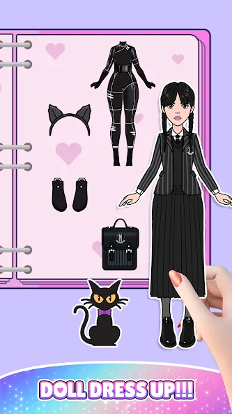 Paper Doll: Fashion Dress Up [MOD: безлимитные монеты и все наряды] — Скачать бесплатно (APK) — скриншот 2