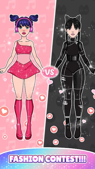 Paper Doll: Fashion Dress Up [MOD: безлимитные монеты и все наряды] — Скачать бесплатно (APK) — скриншот 4