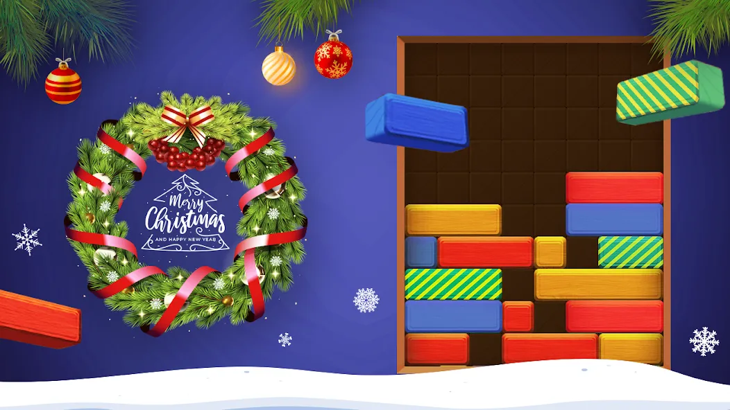 Скачать взлом Falling Blocks: Sliding Puzzle [MOD: безлимитные подсказки и ходы] — скриншот 1