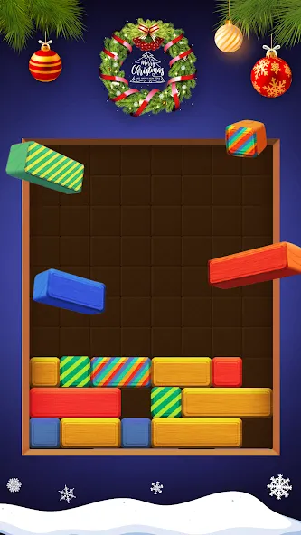 Скачать взлом Falling Blocks: Sliding Puzzle [MOD: безлимитные подсказки и ходы] — скриншот 2