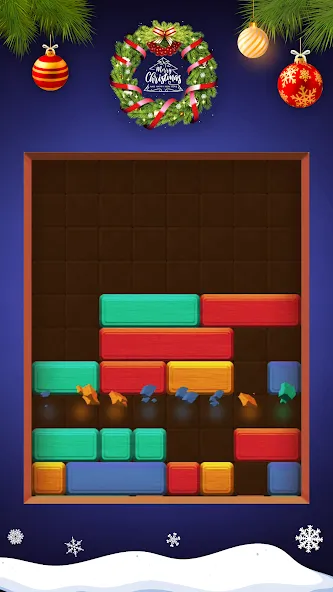 Скачать взлом Falling Blocks: Sliding Puzzle [MOD: безлимитные подсказки и ходы] — скриншот 4