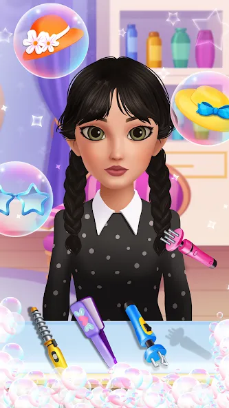 Hair Salon: Beauty Salon Game [MOD: все прически и аксессуары открыты] — Скачать бесплатно (APK) — скриншот 3