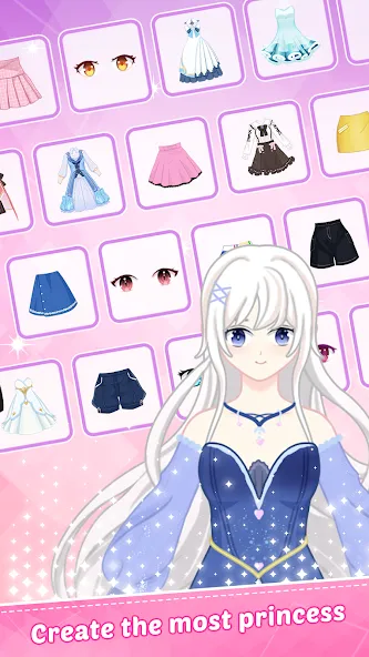 Princess Dress Up - Sweet Doll [MOD: много монет и все наряды] (Бесплатно / APK) — скриншот 4