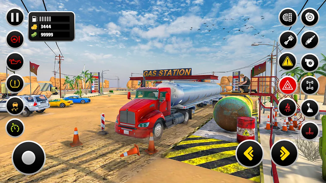 Gas Station Simulator Games [MOD: безлимитные деньги и топливо] последняя версия — скриншот 1