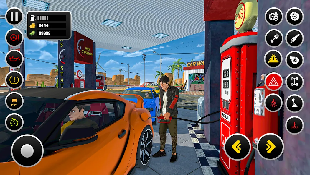 Gas Station Simulator Games [MOD: безлимитные деньги и топливо] последняя версия — скриншот 2
