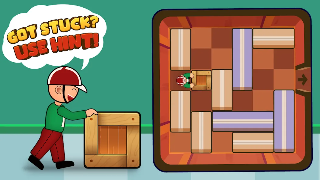 Скачать взлом Push Box Out [MOD: без рекламы и все уровни открыты] — скриншот 4