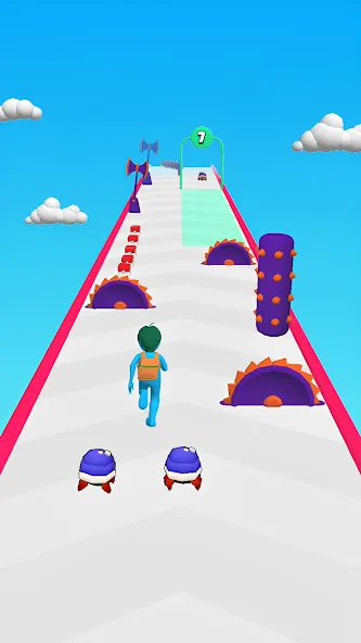 Скачать взлом Merge Run Monster 3D Battle [MOD: безлимитные монеты и разблокированы персонажи] — скриншот 2