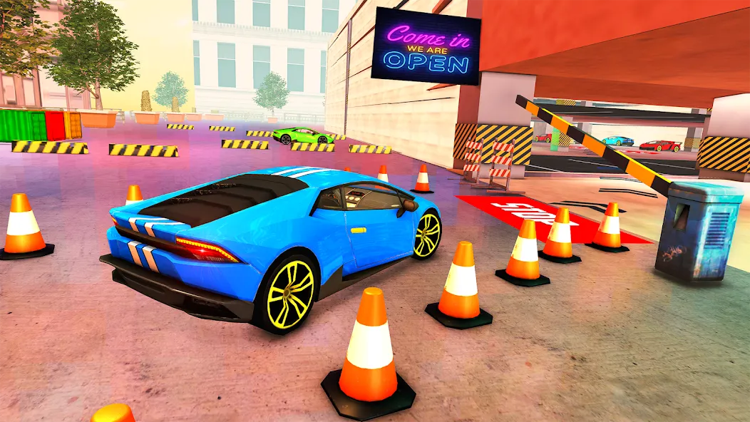 Street Car Parking: Car Games [MOD: безлимитные деньги и открыты все машины] последняя версия — скриншот 1