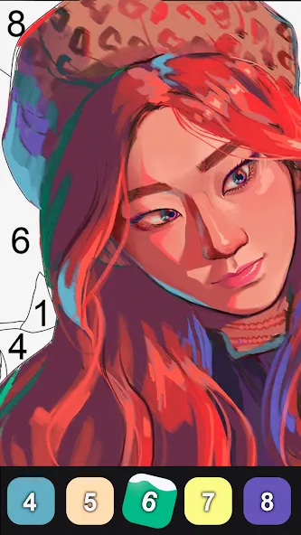Kpop Paint by Numbers BT21 [MOD: без рекламы и все картинки открыты] — Скачать бесплатно (APK) — скриншот 5