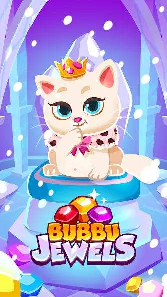Взломанная Bubbu Jewels - Merge Puzzle [MOD: безлимитные жизни и бустеры] на Андроид — скриншот 1