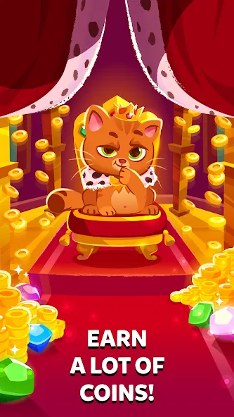 Взломанная Bubbu Jewels - Merge Puzzle [MOD: безлимитные жизни и бустеры] на Андроид — скриншот 5