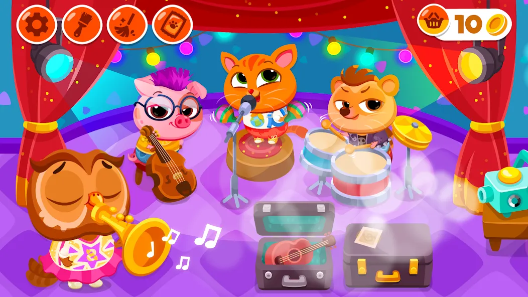 Взломанная Bubbu School - My Virtual Pets [MOD: безлимитные монеты и все питомцы] на Андроид — скриншот 3